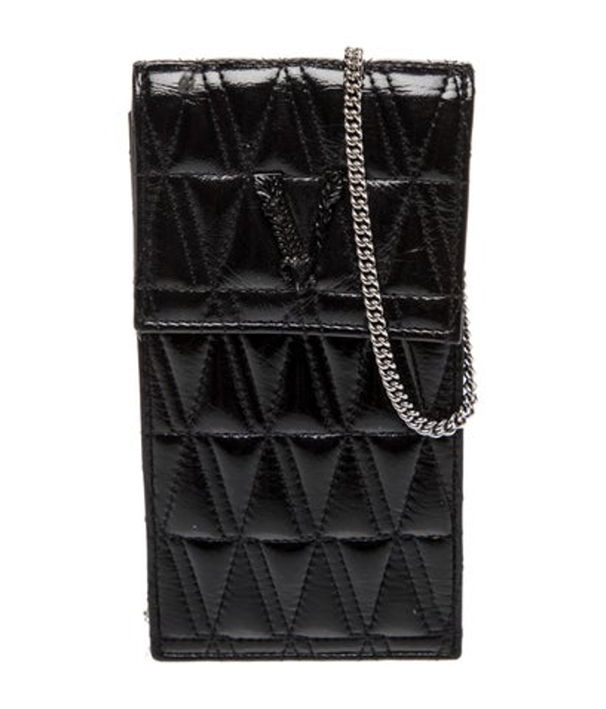 Versace Patent Leather Crossbody Bag