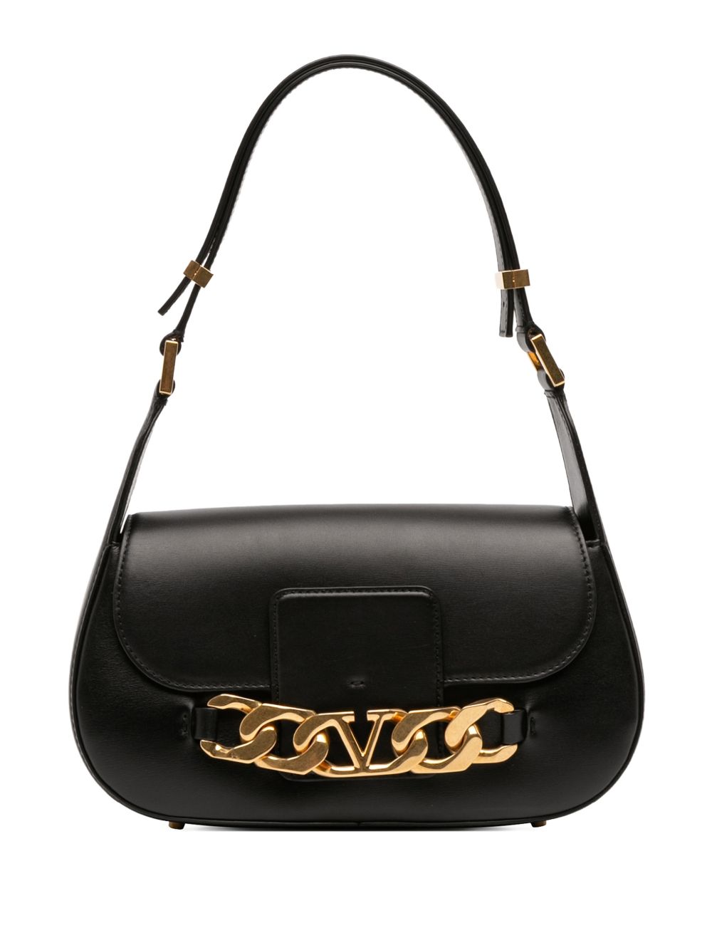 2018-2025 Medium Leather Vlogo Chain shoulder bag