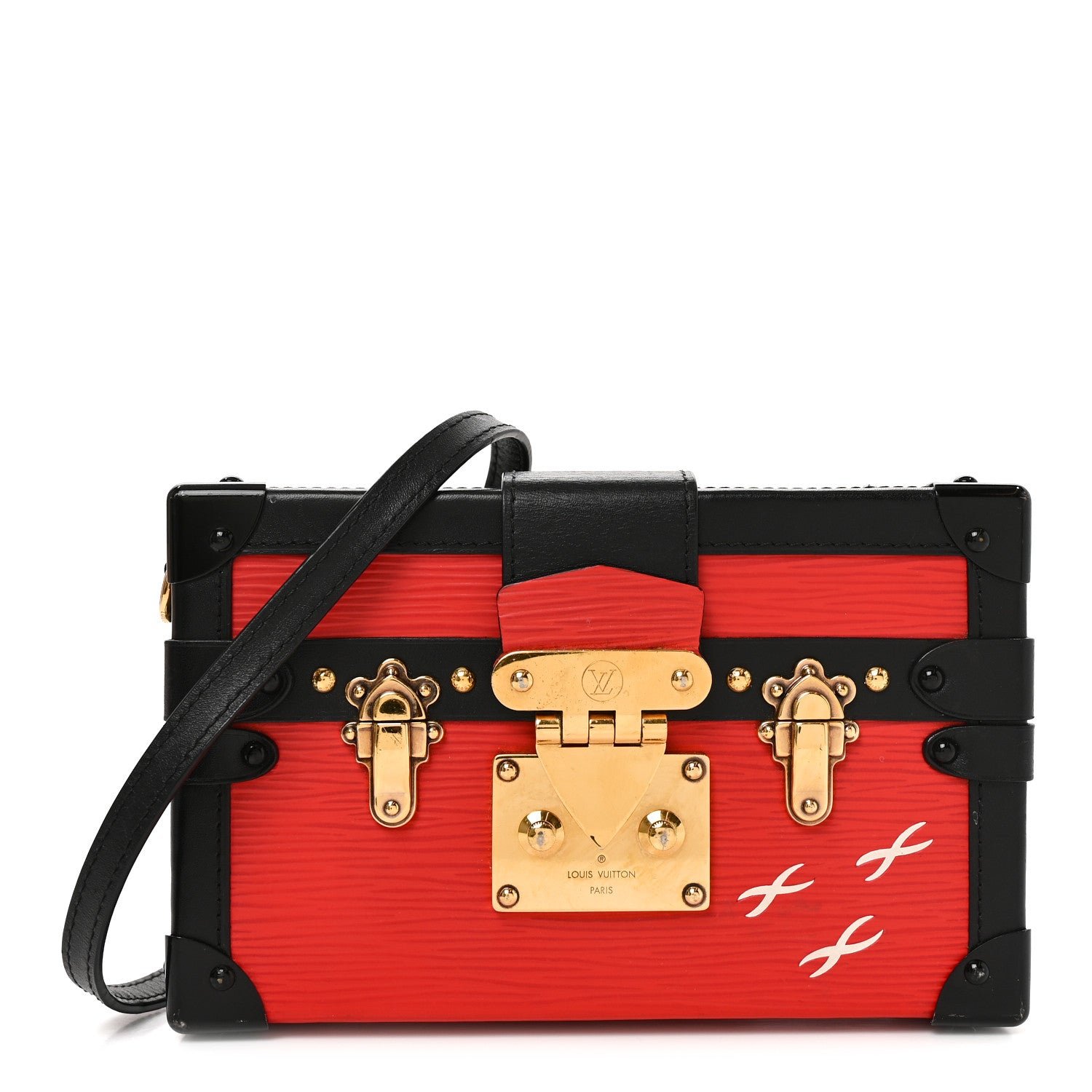 Louis Vuitton Epi Petite Malle Coquelicot