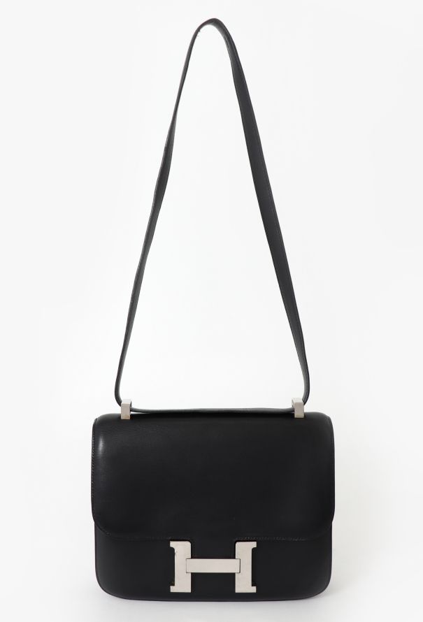 Hermes Black Swift Constance 24