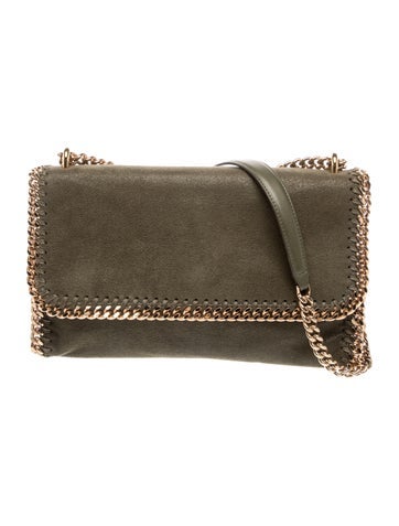 Stella McCartney Vegetarian Suede Shoulder Bag
