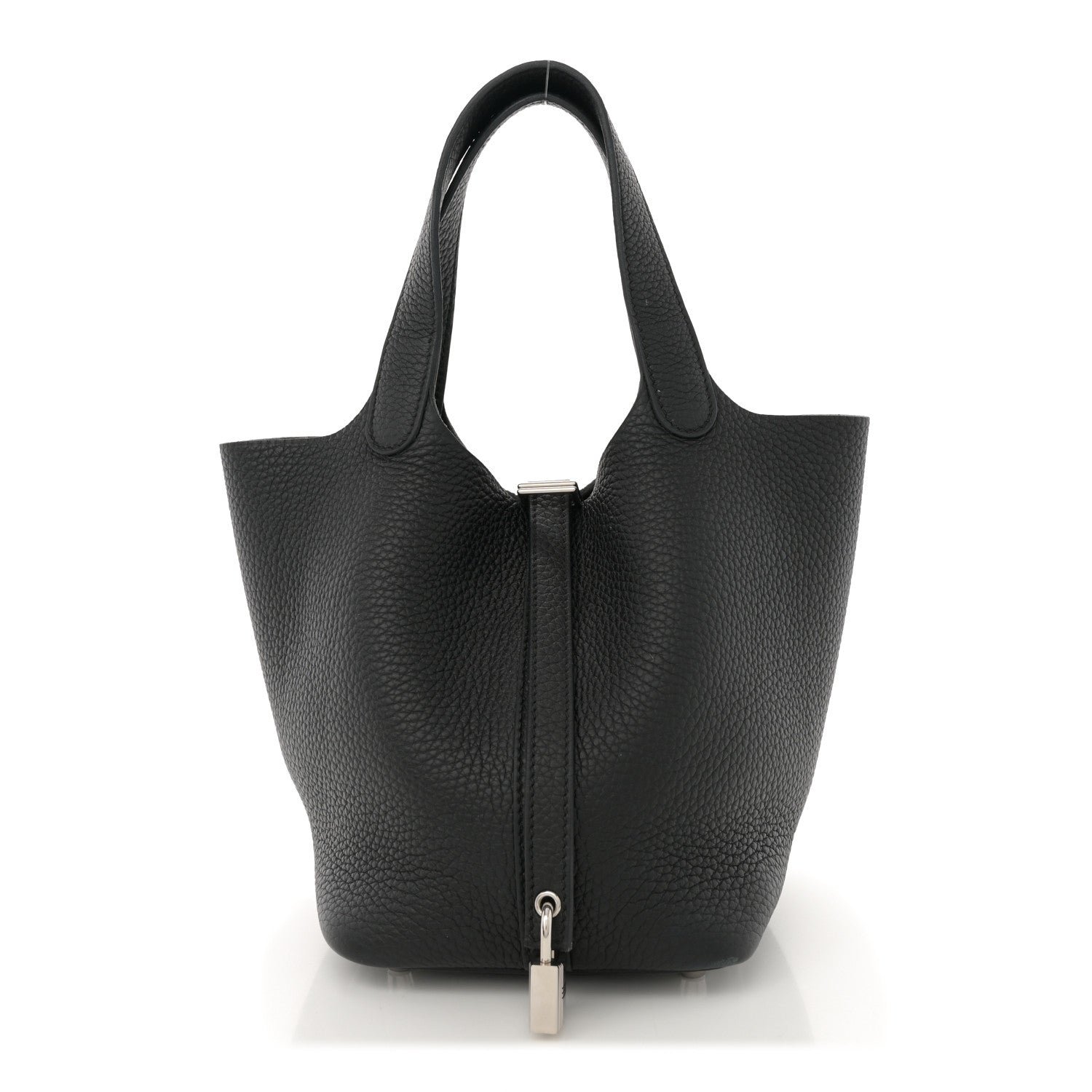 Hermes Taurillon Clemence Picotin Lock 18 PM Black