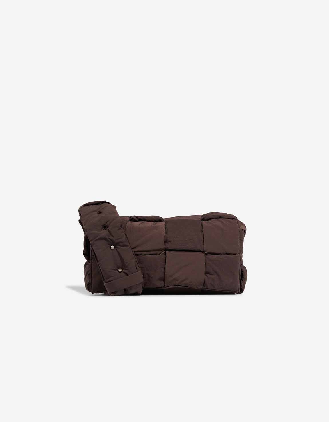 Bottega Veneta 
		Cassette Nylon Dark Brown    