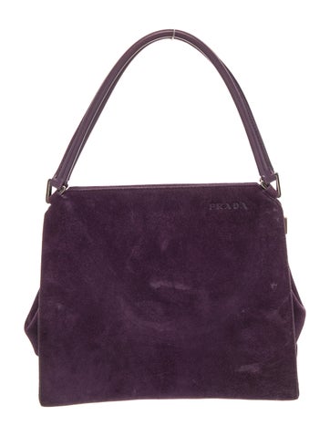 Enameled Metal Triangle Top Handle Bag