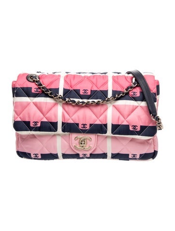 Jumbo CC Nylon Single Flap Bag