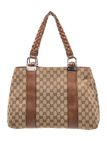 GG Canvas Bamboo Bar Large