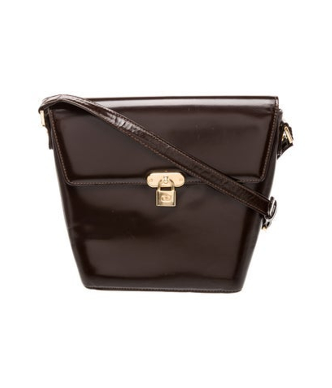 Valentino Patent Leather Shoulder Bag Vintage