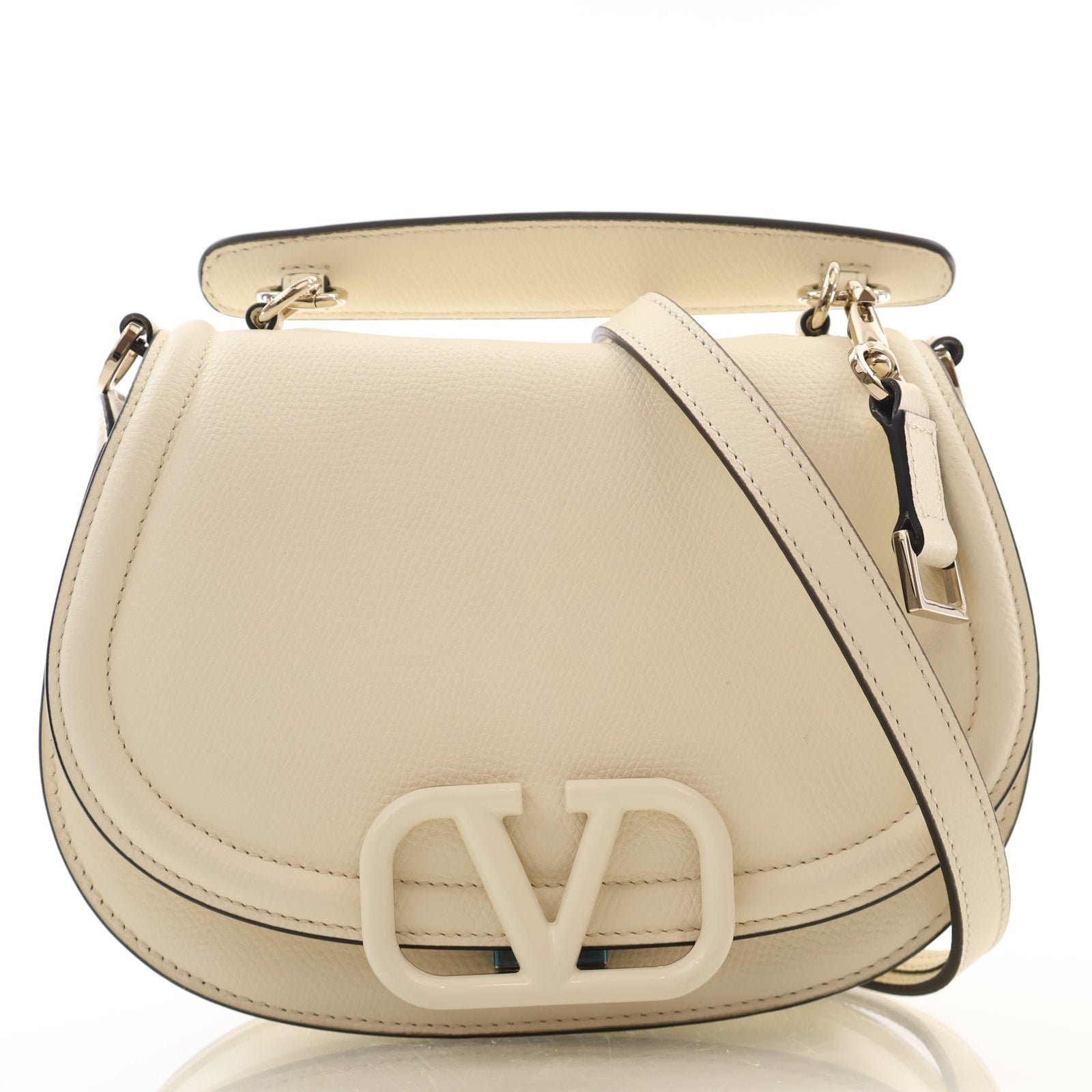 Valentino Calfskin VSling Saddle Bag