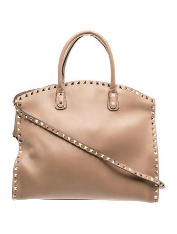 Rockstud Top Handle Bag