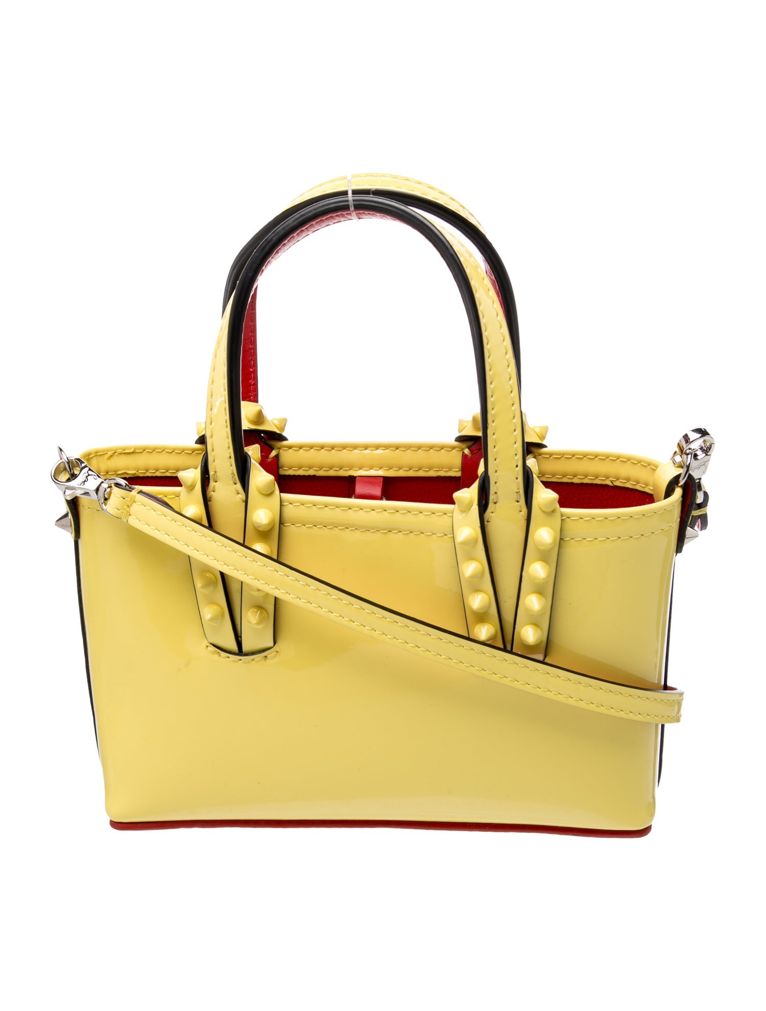 Christian Louboutin Patent Leather Cabata Nano