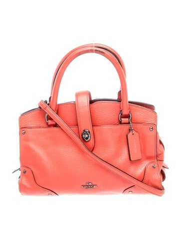 Leather Top Handle Bag