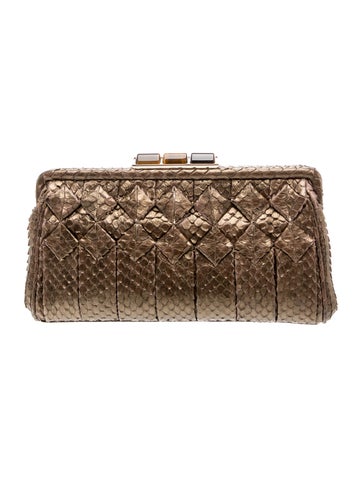Snakeskin Clutch