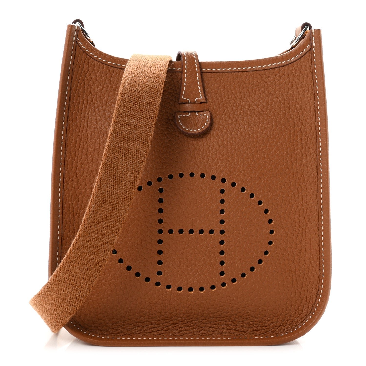 Hermes Taurillon Clemence Evelyne TPM Gold