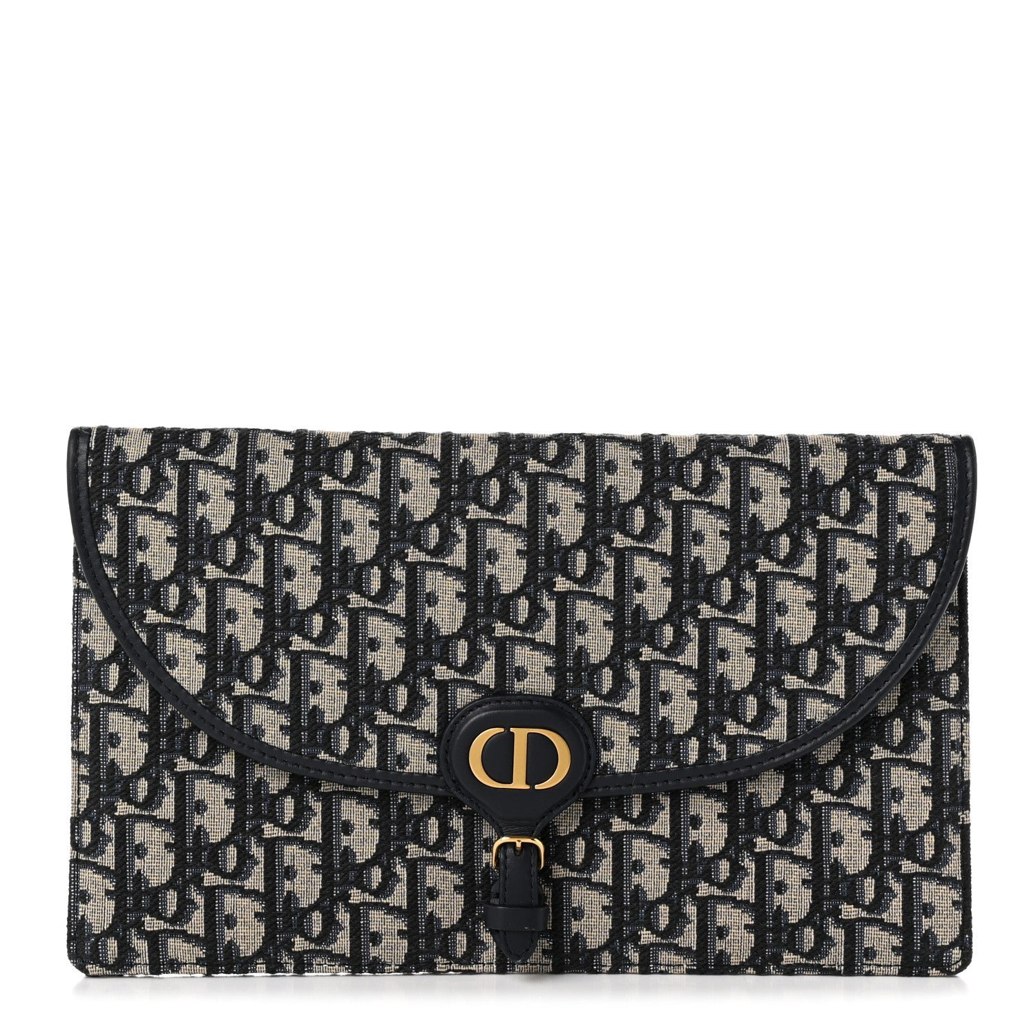 Christian Dior Oblique Bobby Pouch Blue
