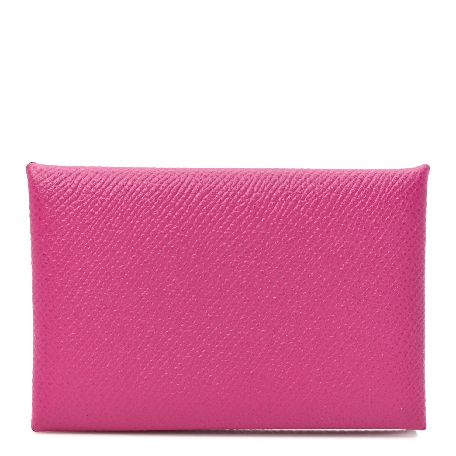 Hermes Hermes Epsom Calvi Card Case Rose Pourpre