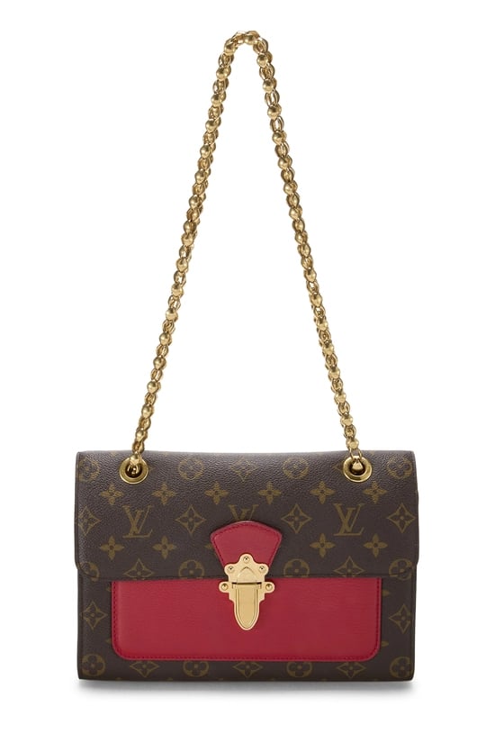 Red Monogram Canvas Victoire