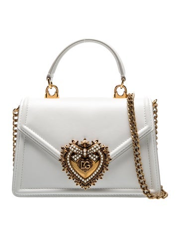 Leather Top Devotion Handle Bag