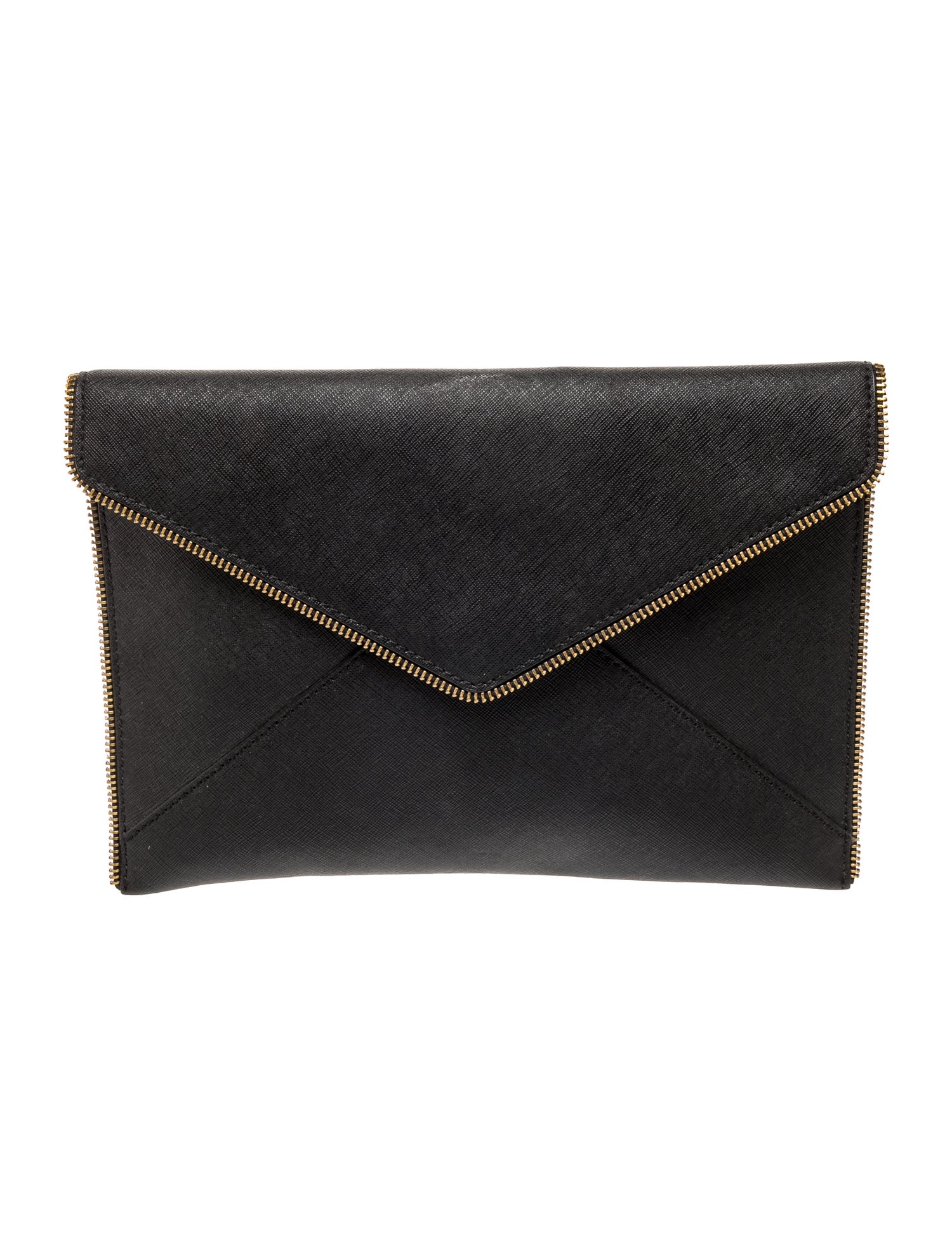 Saffiano Leather Clutch
