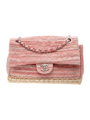 Jute Espadrille Flap Bag