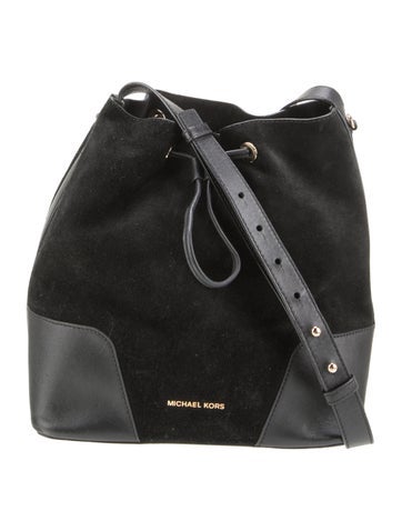 Michael Kors Suede Bucket Bag