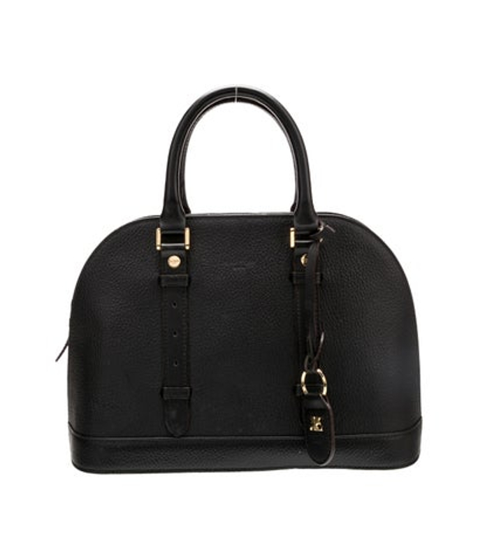 Courreges Leather Top Handle Bag