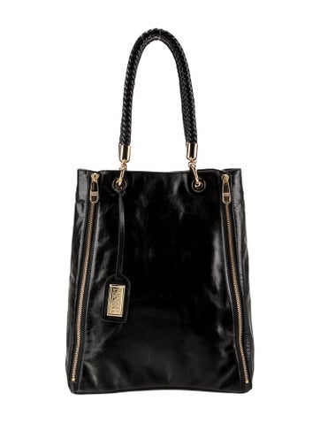 Badgley Mischka Leather Top Handle Bag