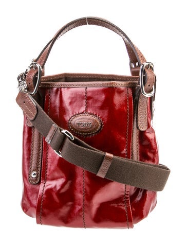 Tod's Patent Leather Top Handle Bag