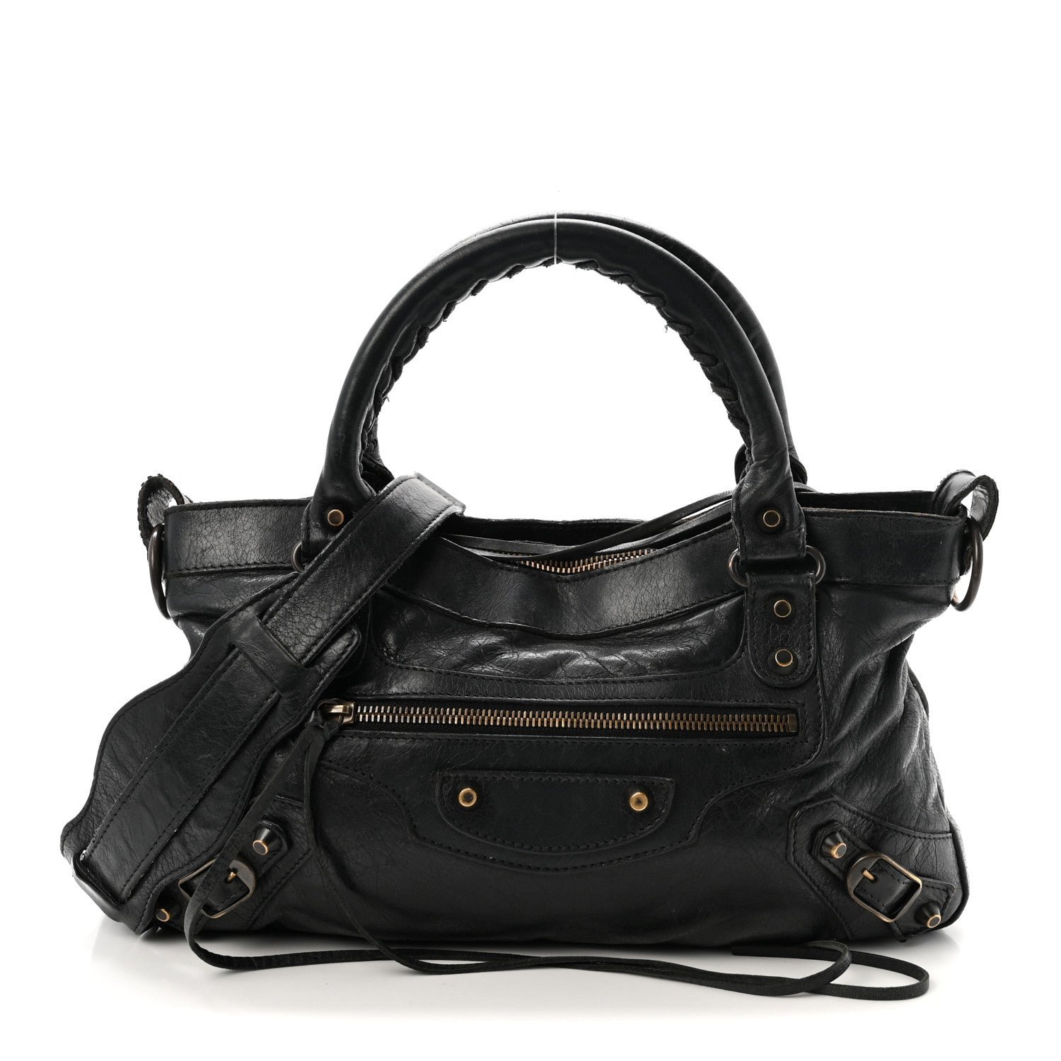 Balenciaga Agneau Classic Hardware First Black