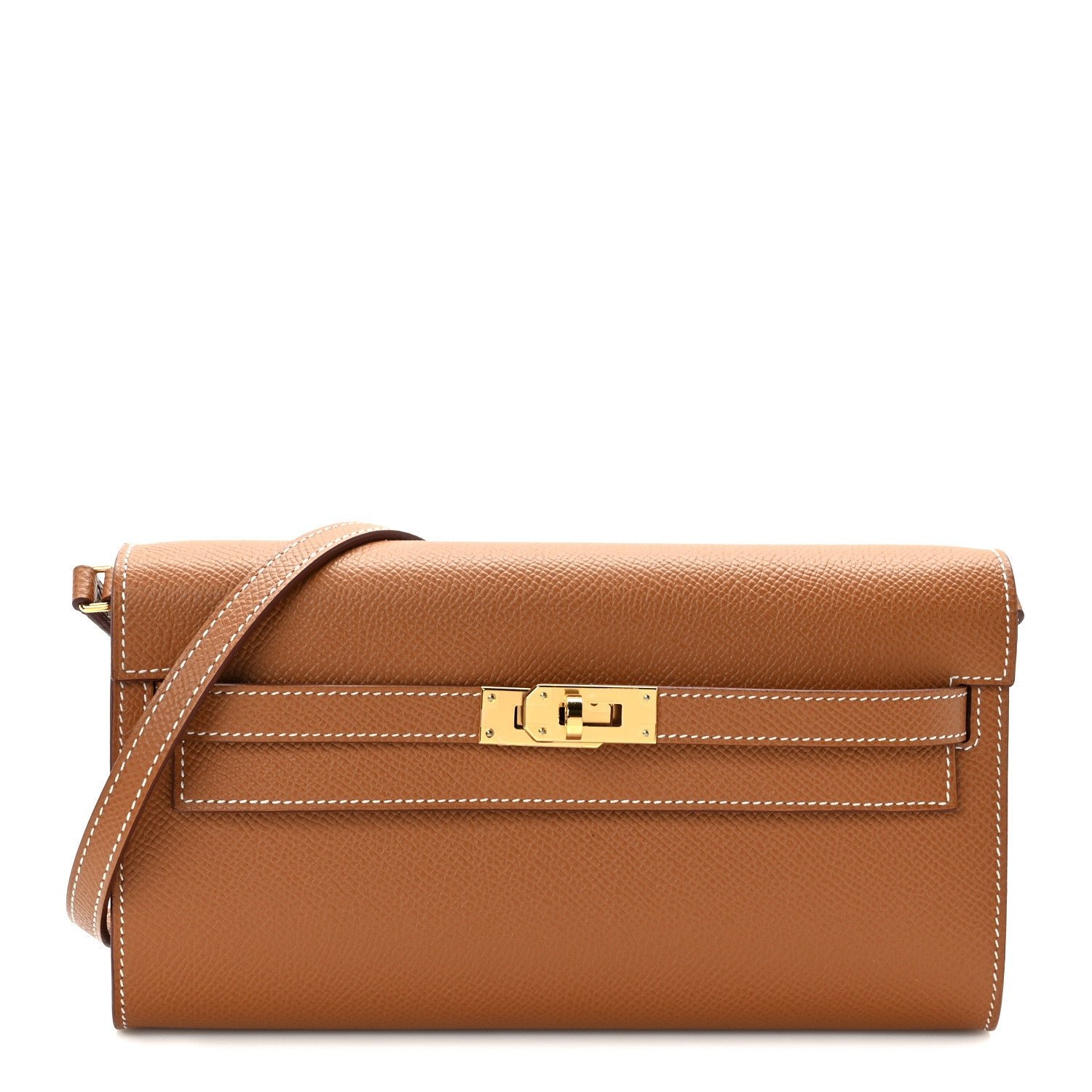 Hermes Epsom Kelly Wallet To Go Gold