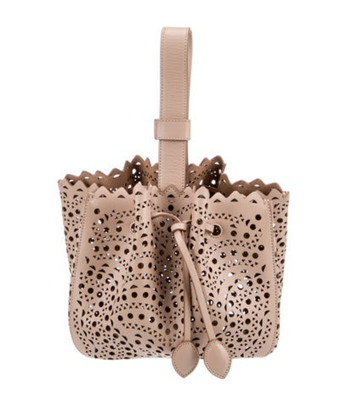Alaia Leather Top Handle Bag