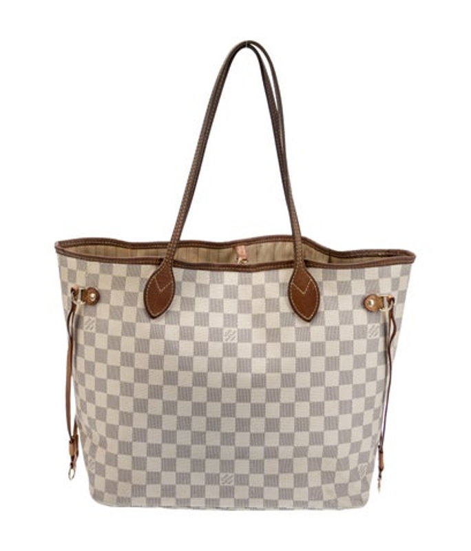 Louis Vuitton Vuitton Damier Azur Neverfull W Pouch Mm
