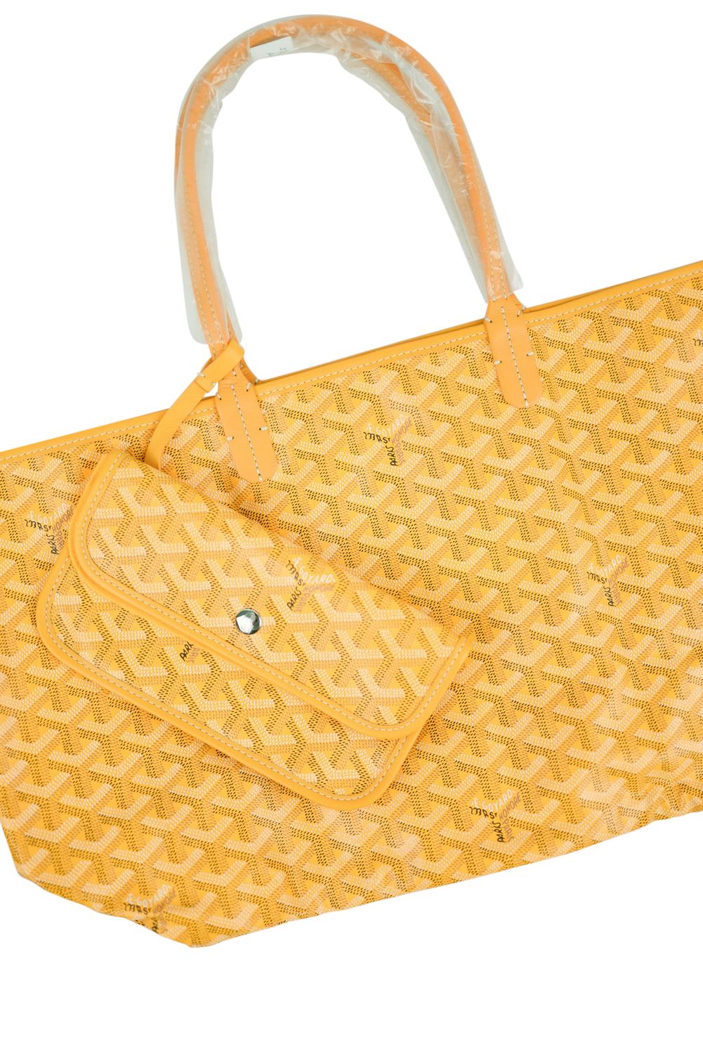 Goyard Goyard St. Louis PM Tote Bag, Yellow, Preowned in Dustbag GA001