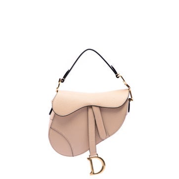 Mini Grained Calfskin Saddle Bag