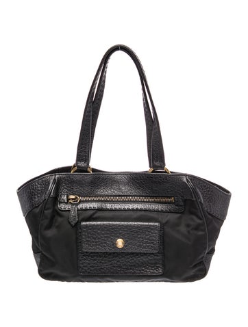Tessuto Nylon Top Handle Bag