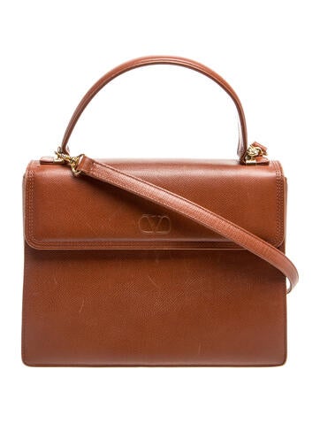 Leather Top Handle Bag