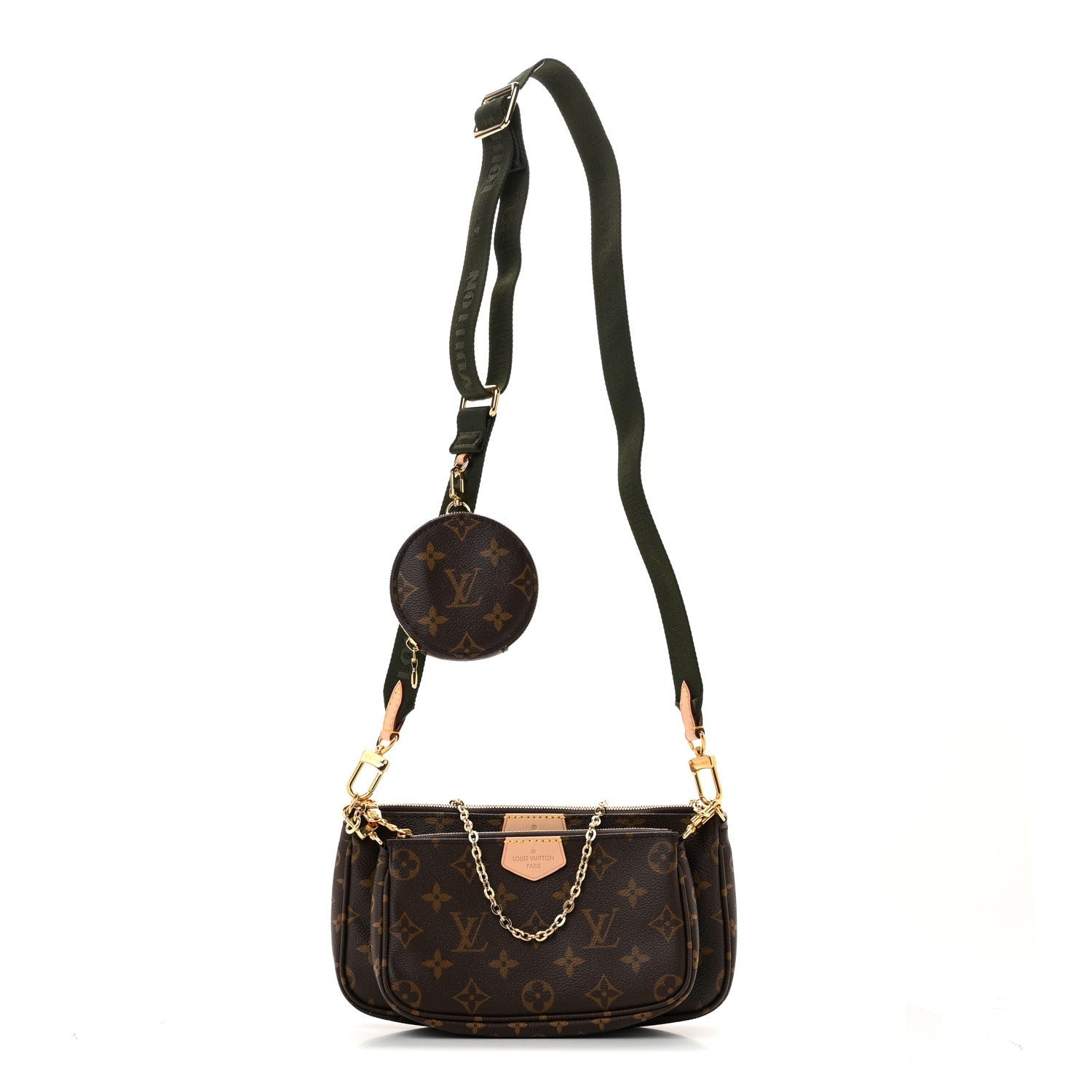 Louis Vuitton Monogram Multi Pochette Accessories Kaki