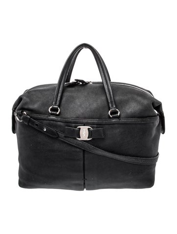 Leather Top Handle Bag