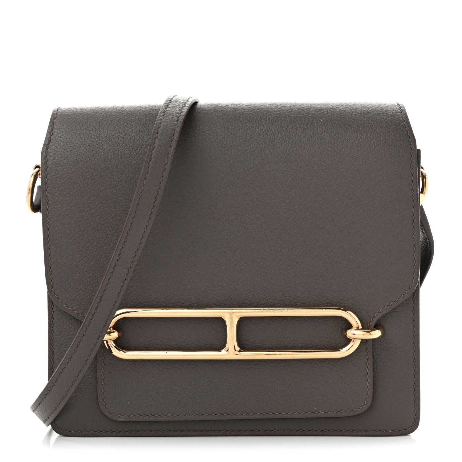 Hermes Evercolor Mini Sac Roulis Gris Etain