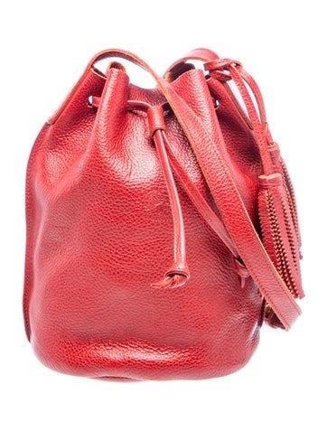 Il Bisonte Leather Bucket Bag