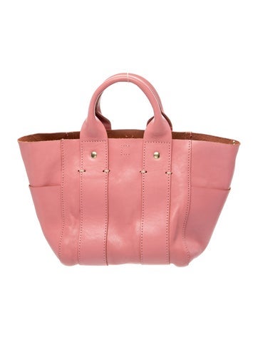 Leather Top Handle Bag