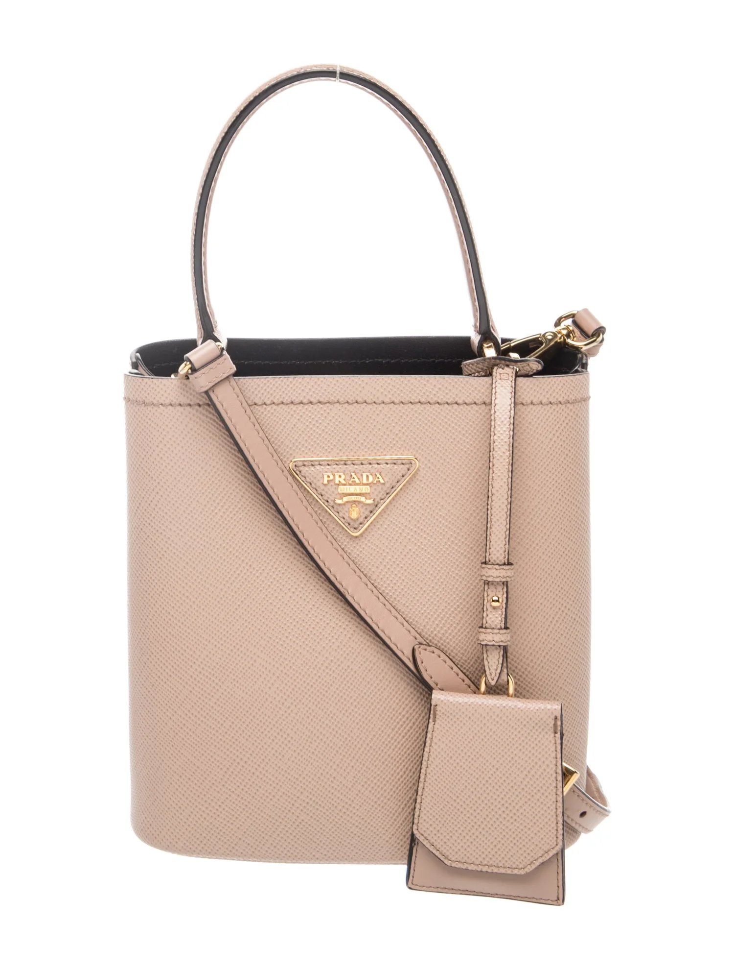 Saffiano Leather Panier Small