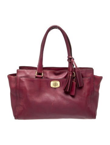 Leather Top Handle Bag