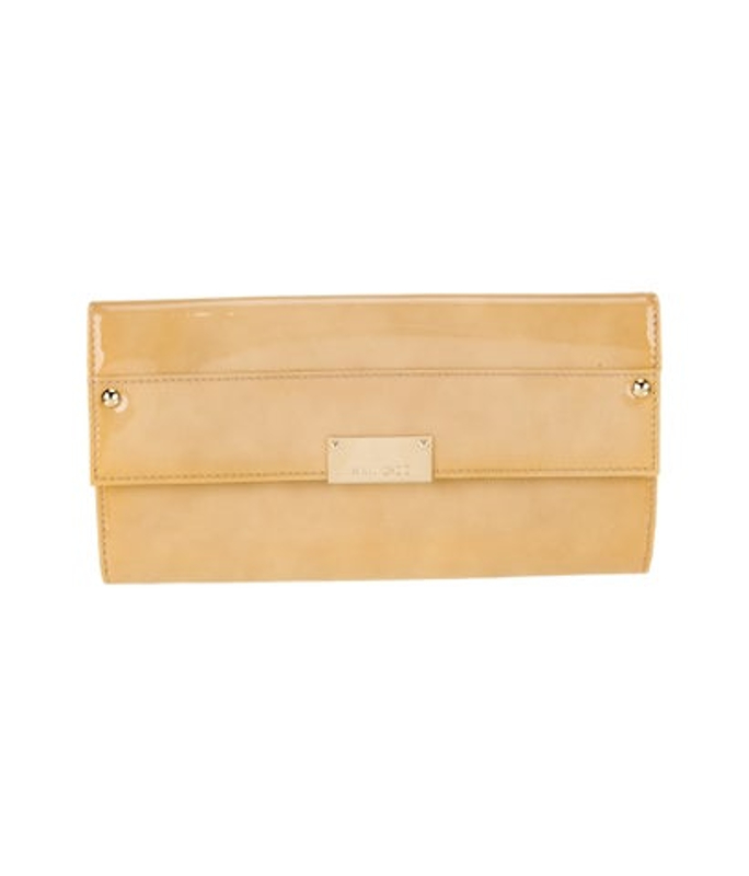 Jimmy Choo Choo Patent Leather Clutch