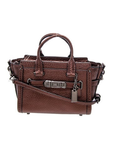 Leather Top Handle Bag