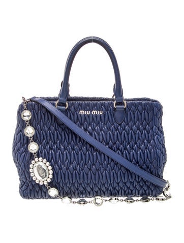 Leather Nappa Crystal Matelassé