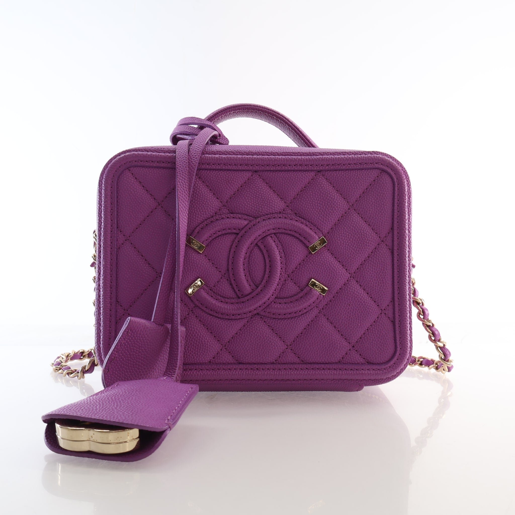Chanel Small Caviar Filigree Vanity