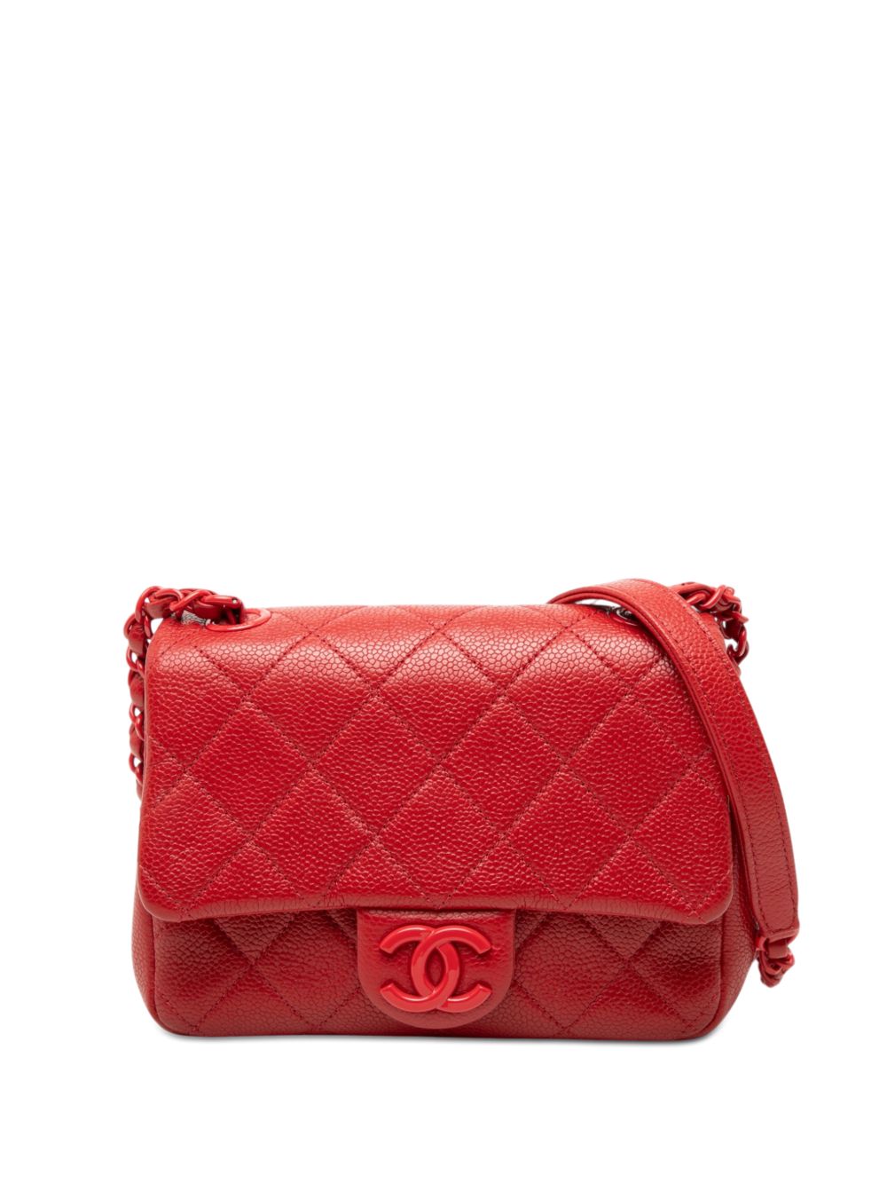2019 Mini Square Caviar Incognito Flap crossbody bag