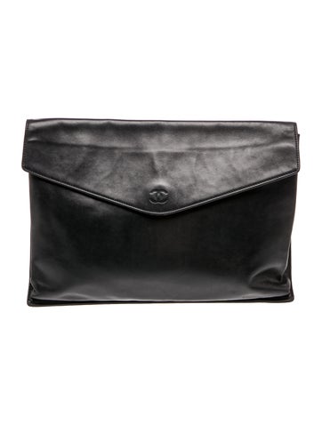 Chanel CC Vintage Envelope Clutch