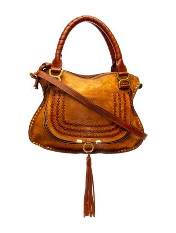 Suede Marcie Shoulder Bag