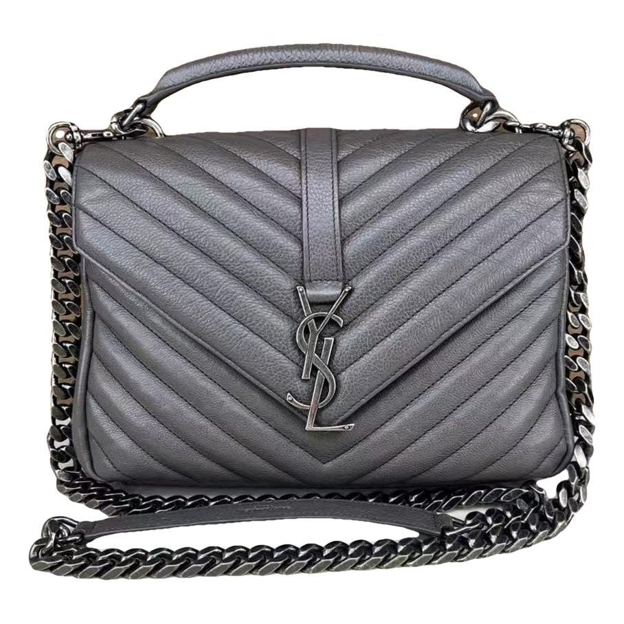 Collége monogramme leather handbag